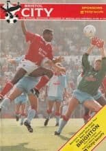Bristol City v Brighton & Hove Albion 22-Sep-1990