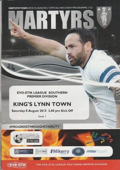 Merthyr Town v King's Lynn Town 08-Aug-2015