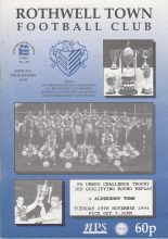 Rothwell Town v Aldershot Town   29-Nov-1994