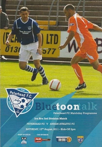 Peterhead v Annan Athletic 13-Aug-2011