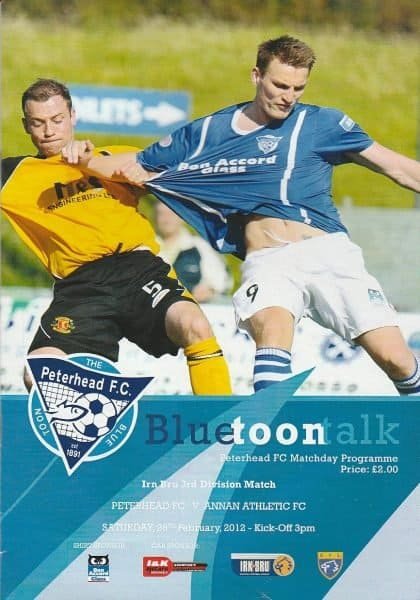 Peterhead v Annan Athletic  25-Feb-2012