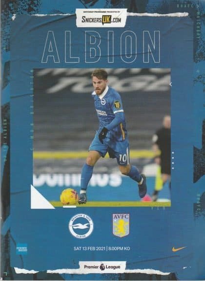 Brighton & Hove Albion v Aston Villa 13-Feb-2021