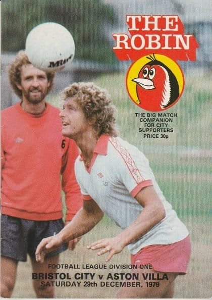 Bristol City v Aston Villa 29-Dec-1979
