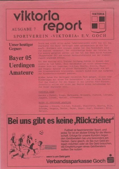 Viktoria E.V. Goch v Bayer05 Uerdingen Amat   08-Nov-1982