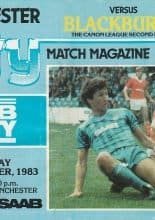 Manchester City v Blackburn Rovers 17-Sep-1983