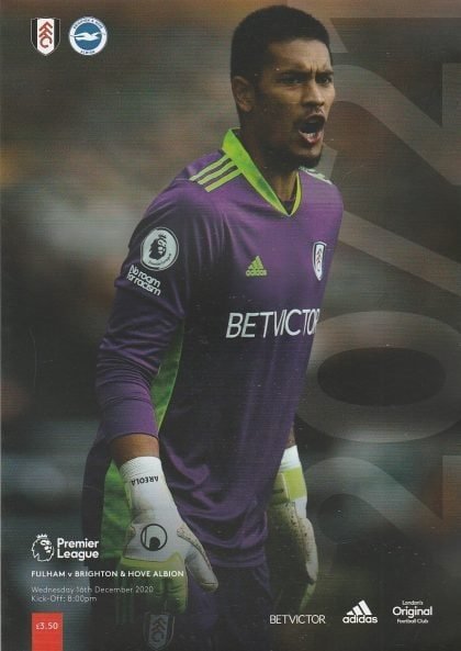 Fulham v Brighton & Hove Albion 16-Dec-2020