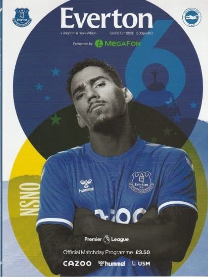 Everton v Brighton & Hove Albion 03-Oct-2020
