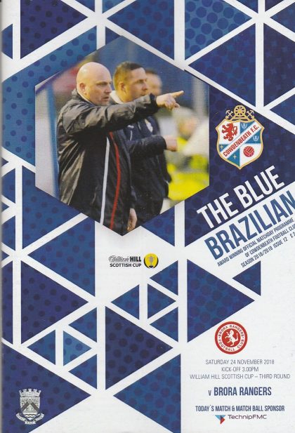 Cowdenbeath v Brora Rangers  24-Nov-2018