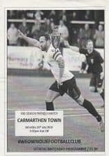 Merthyr Town v Carmarthen Town 25-Jul-2015