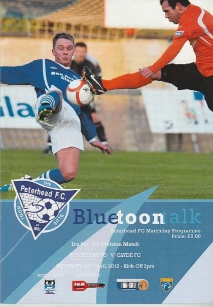 Peterhead v Clyde 21-Apr-2012