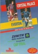Crystal Palace v Everton 07-Apr-1991