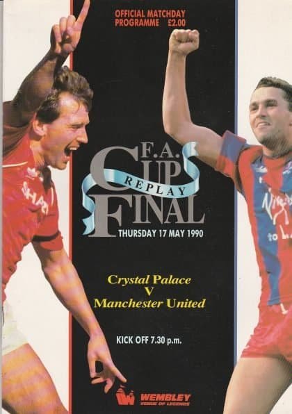 Crystal Palace v Manchester United 17-May-1990