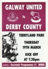 Galway United v Derby County 19-Jul-1997