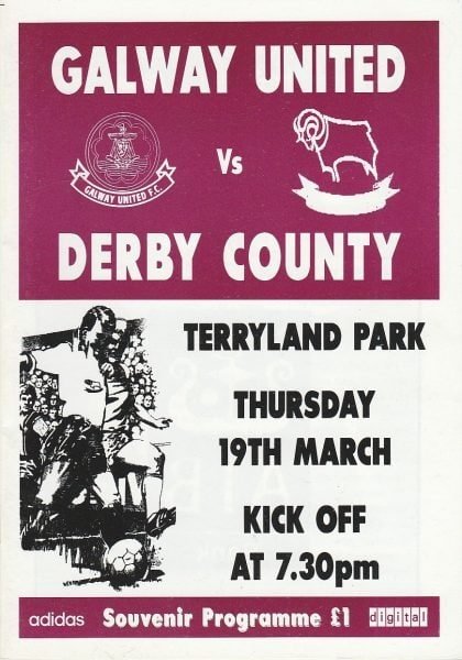 Galway United v Derby County 19-Jul-1997