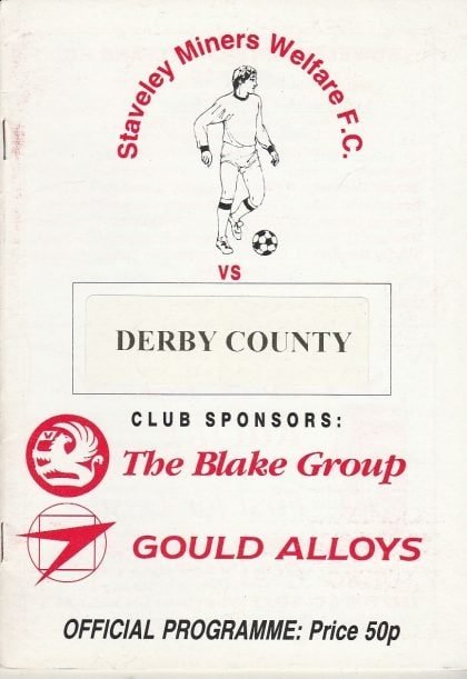 Staveley Miners Welfare v Derby County 25-Feb-1998
