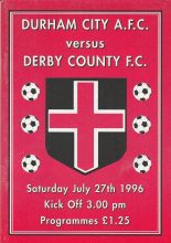 Durham City v Derby County 27-Jul-1996