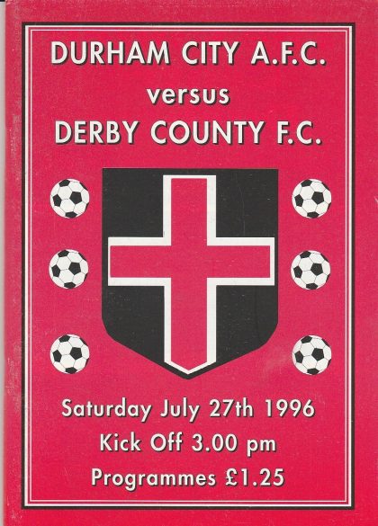 Durham City v Derby County 27-Jul-1996