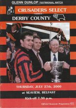Crusaders v Derby County 27-Jul-2000