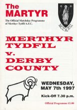 Merthyr Tydfil v Derby County 07-May-1997