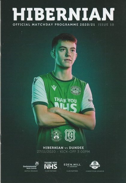 Hibernian v Dundee  27-Nov-2020