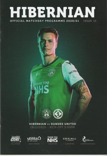 Hibernian v Dundee United  19-Dec-2020