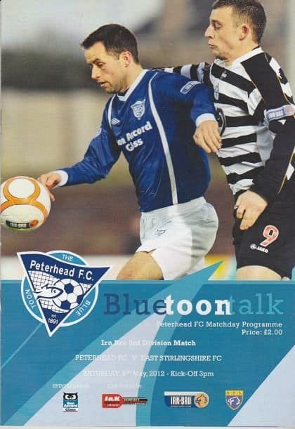 Peterhead v East Stirling 05-May-2012