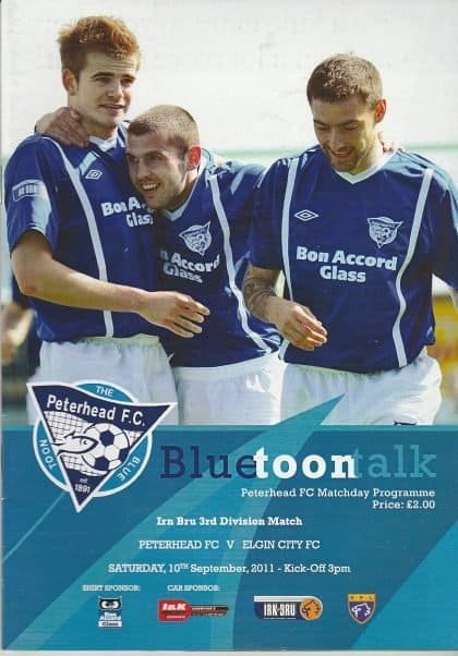 Peterhead v Elgin City 10-Sep-2011