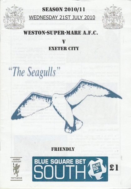 Weston-Super-Mare v Exeter City   21-Jul-2010