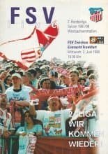 FSV Zwickau v Eintracht Frankfurt 03-Jun-1998
