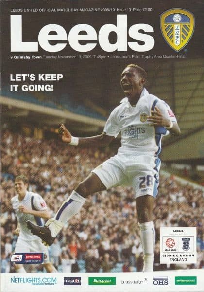 Leeds United v Grimsby Town  10-Nov-2009