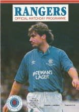 Glasgow Rangers v Hibernian 28-Oct-1989