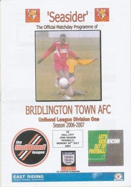 Bridlington Town v Hull City  30-Jul-2007