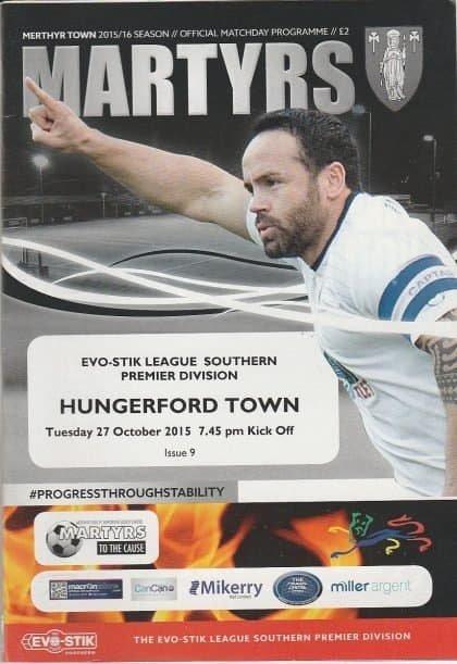 Merthyr Town v Hungerford Town 27-Oct-2015