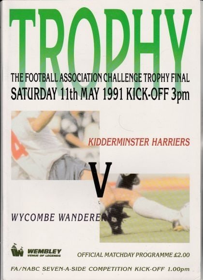 Kidderminster Harriers v Wycombe Wanderers 11-May-1991