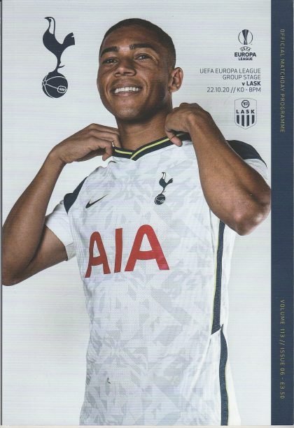 Tottenham Hotspur v Lask Linz  22-Oct-2020
