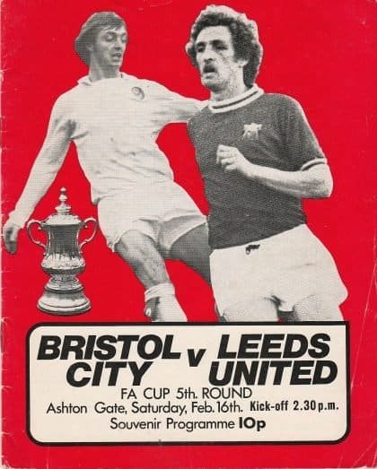 Bristol City v Leeds United  16-Feb-1974