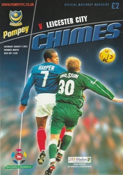 Portsmouth v Leicester City 04-Aug-2001