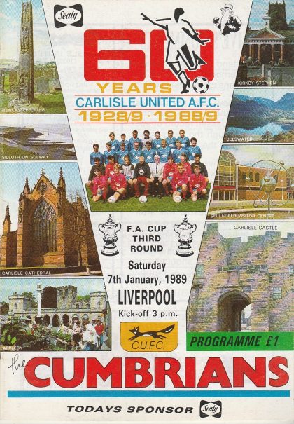 Carlisle United v Liverpool 07-Jan-1989
