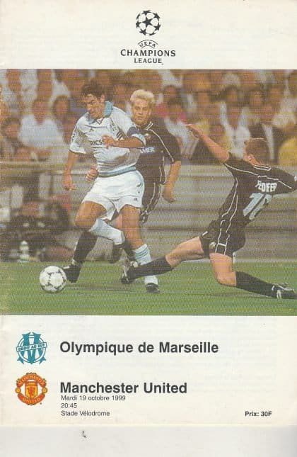Olympique Marseille v Manchester United 19-Oct-1999