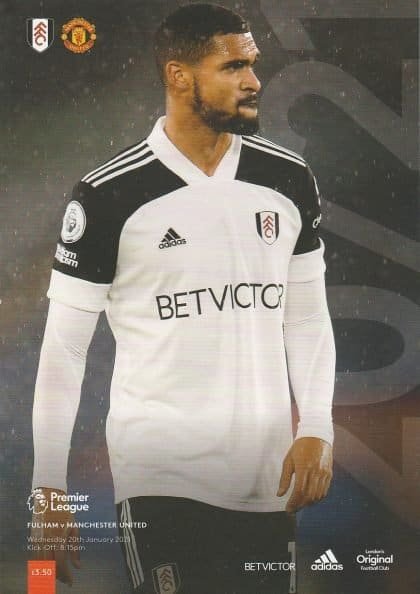 Fulham v Manchester United 20-Jan-2021
