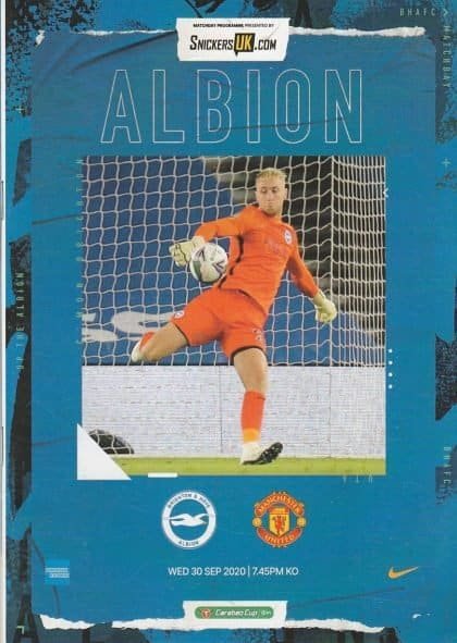 Brighton & Hove Albion v Manchester United 30-Sep-2020