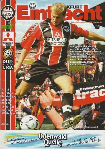 Eintracht Frankfurt v SV Meppen 26-Apr-1998