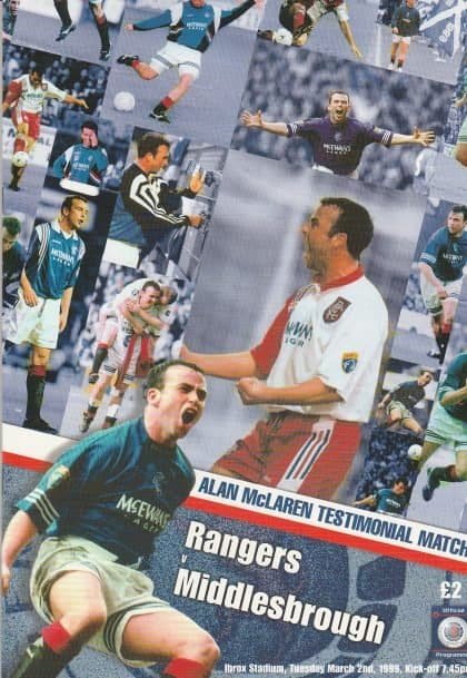 Glasgow Rangers v Middlesbrough 02-Mar-1999