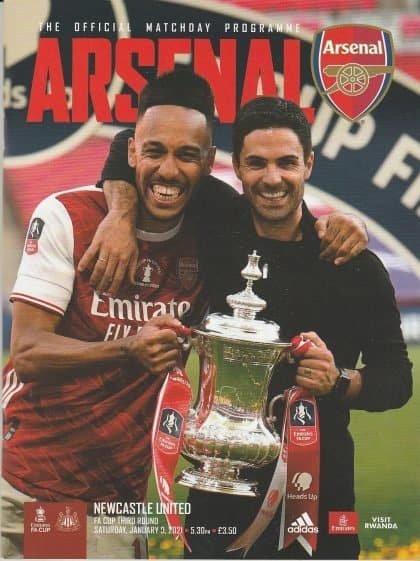 Arsenal v Newcastle United  03-Jan-2021