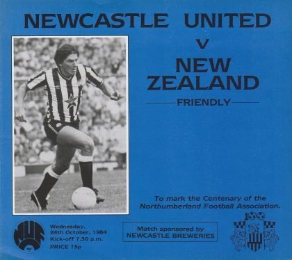 Newcastle United v New Zealand  24-Oct-1994