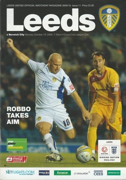 Leeds United v Norwich City  19-Oct-2009