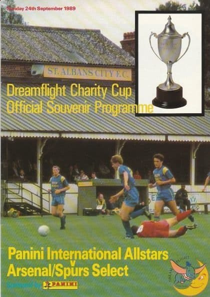 Panini International All Stars v Arsenal / Spurs Select  24-Sep-1989