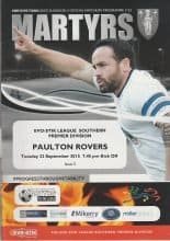 Merthyr Town v Paulton Rovers 22-Sep-2015