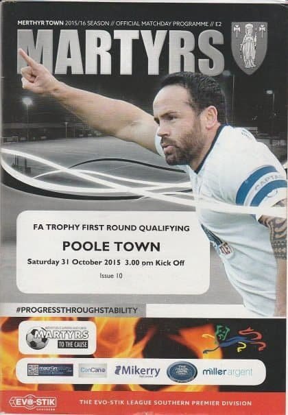 Merthyr Town v Poole Town  31-Oct-2015