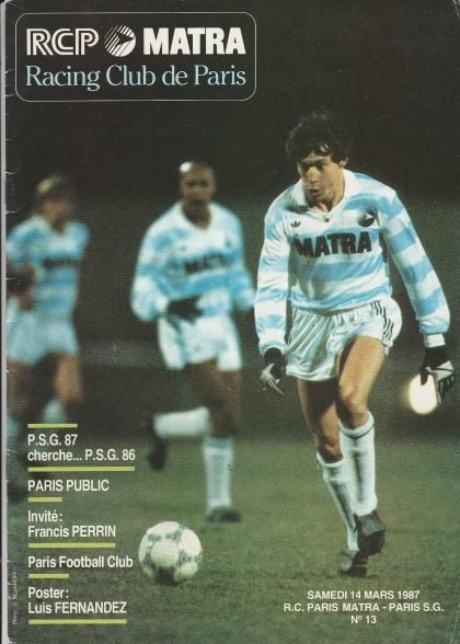 Racing Club Paris v Paris St Germain   14-Mar-1987